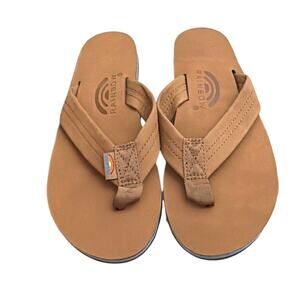 Rainbow 301 ALTS Single Layer Premier Leather Sandals Womens Medium 6.5-7.5 New
